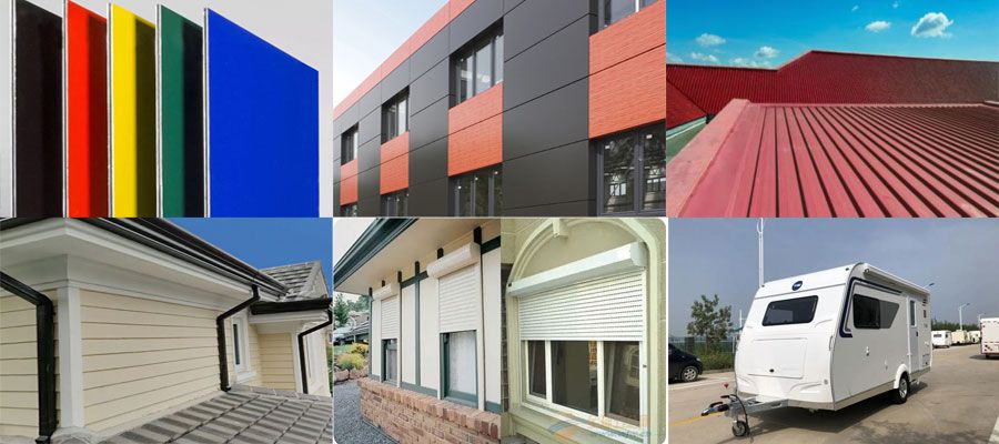 painted aluminum application