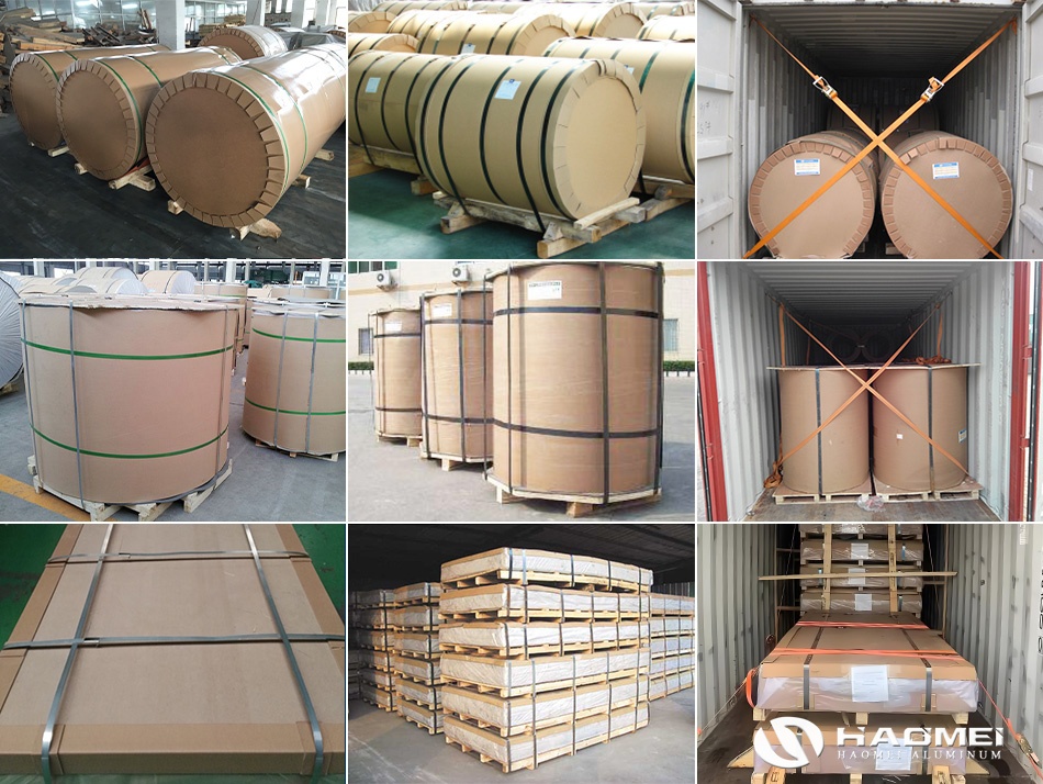 coated aluminum sheet coil package