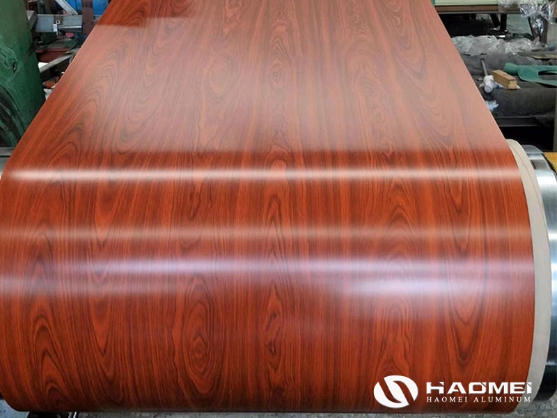 Powder Coated Aluminium Wood Finish