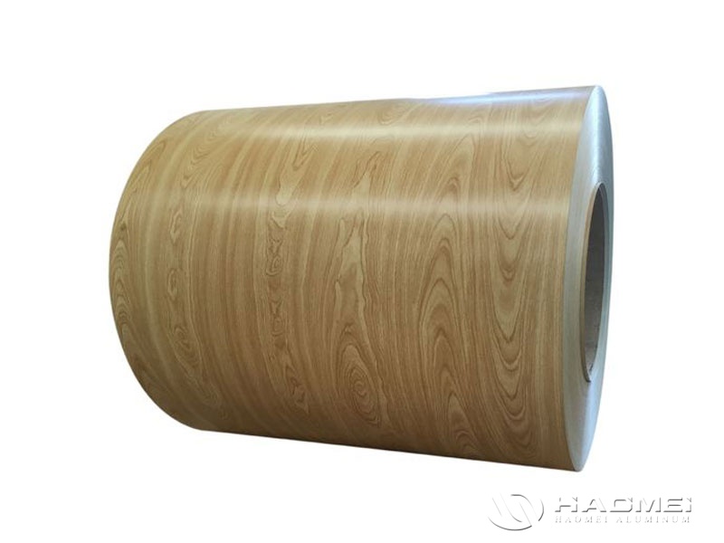 Wood Grain Powder Coated Aluminium