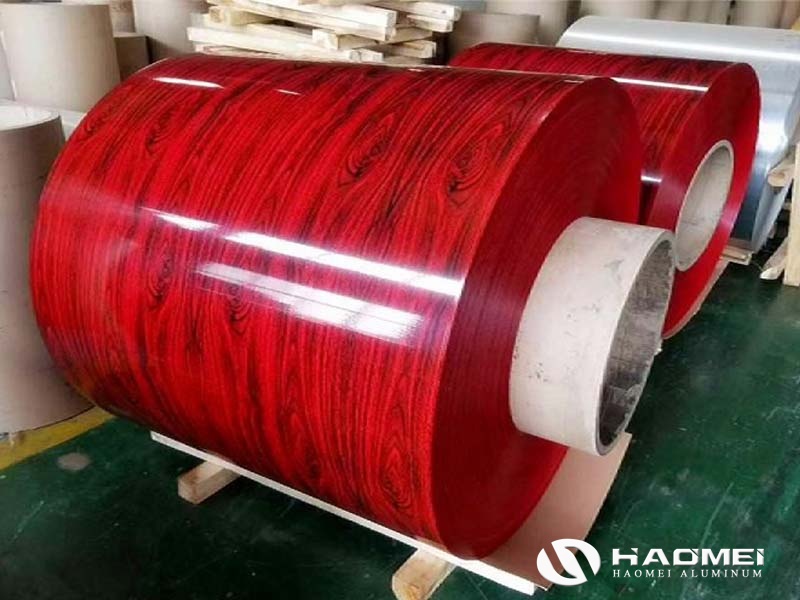 wood effect aluminium coil