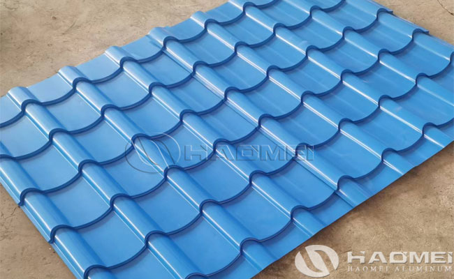 Step Tiles Aluminium Roofing Sheet