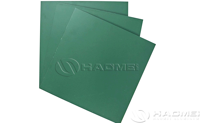 Green Aluminum Sheet