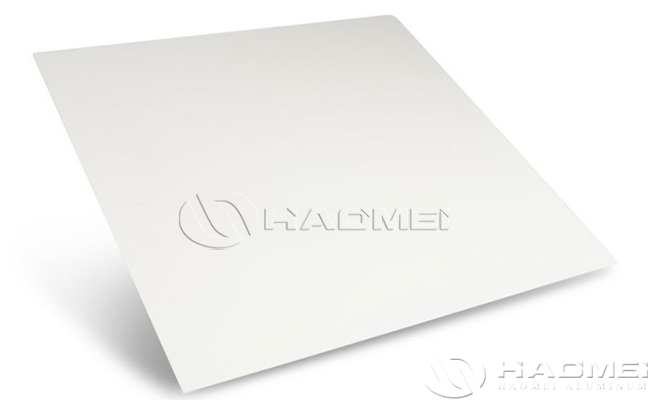 White Coated Aluminium Sheet